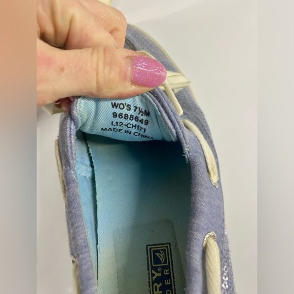 Blue sparkle Sperry - Picture 5 of 5